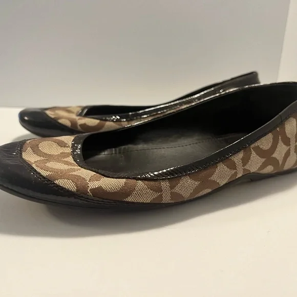 Coach | Elegant Brown Women's Flats | sz 11 - Picture 2 of 4